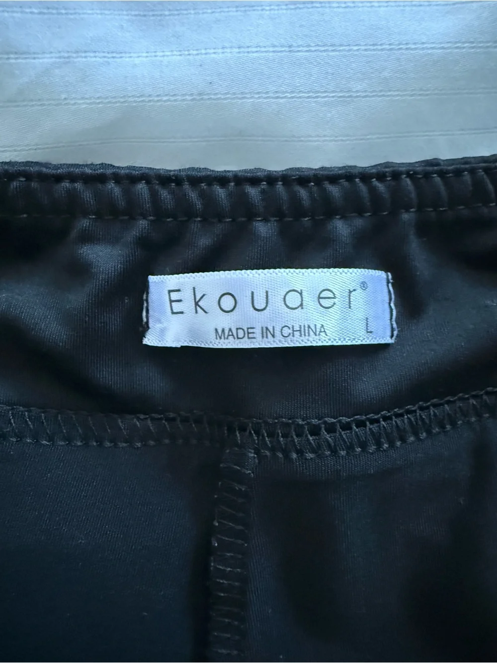 Women's Black Athletic Skort with Elastic Waist